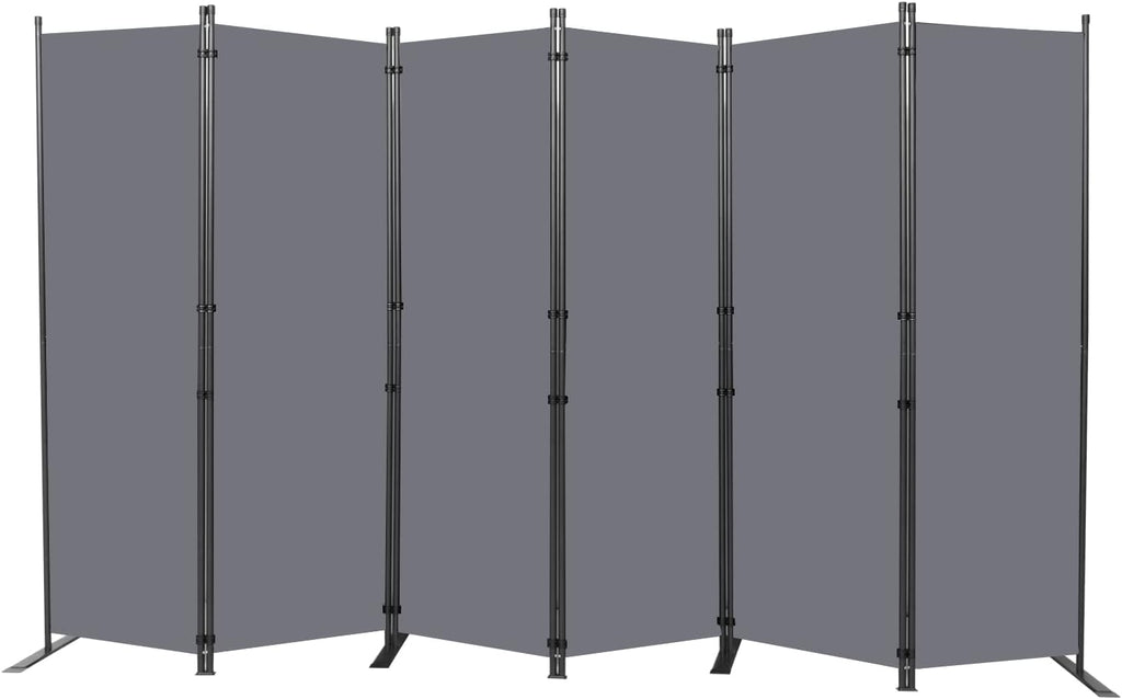 Six Panel Portable Fabric Room Divider