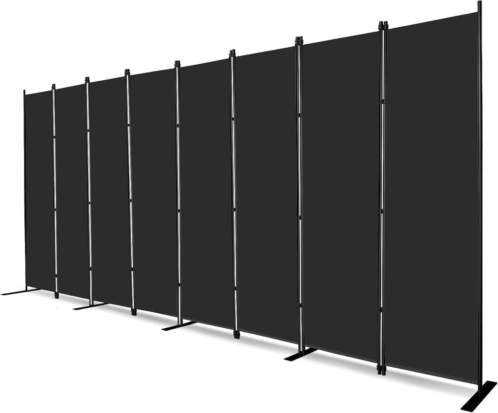 Eight Panel Foldable Privacy Room Divider