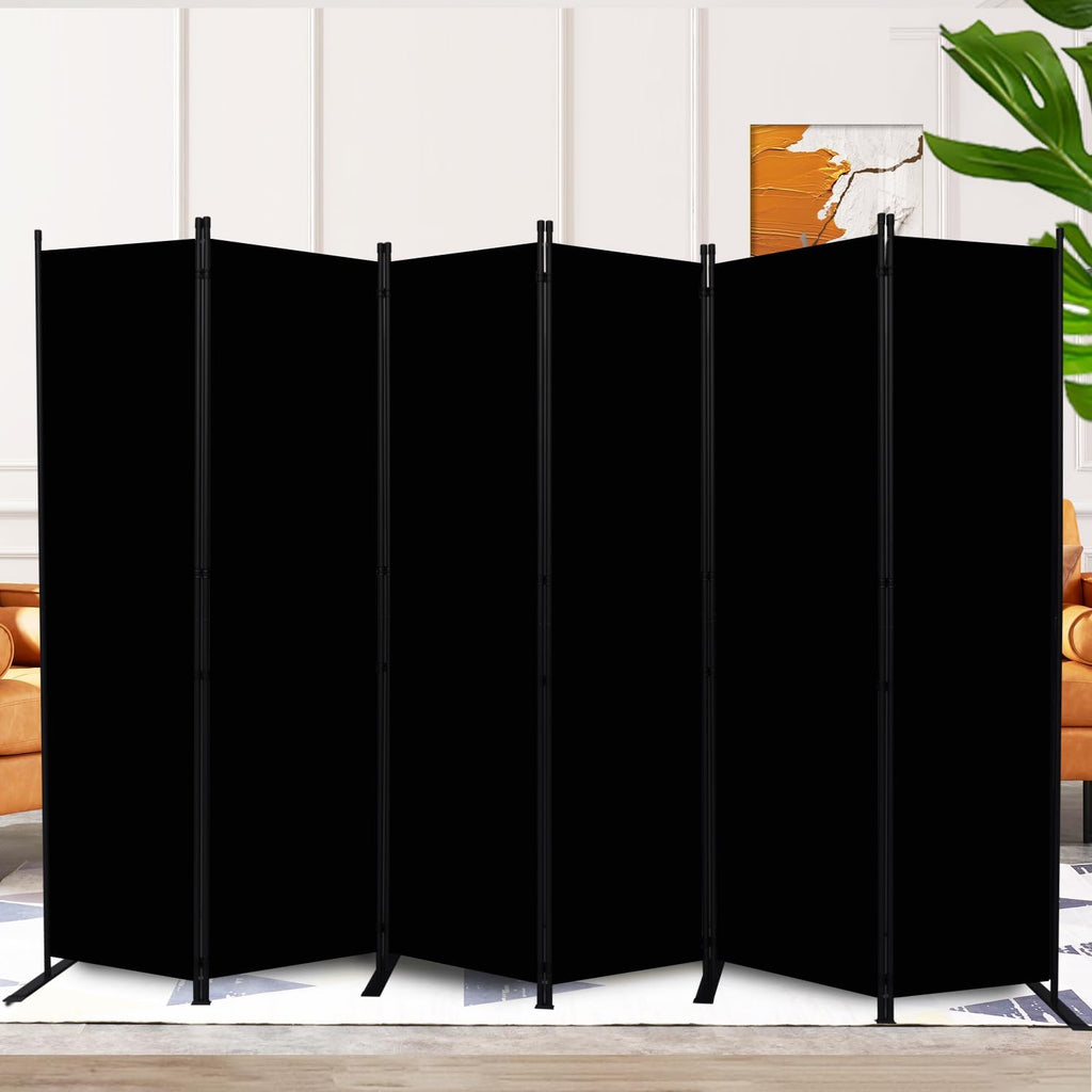 Six Panel Foldable Fabric Room Divider