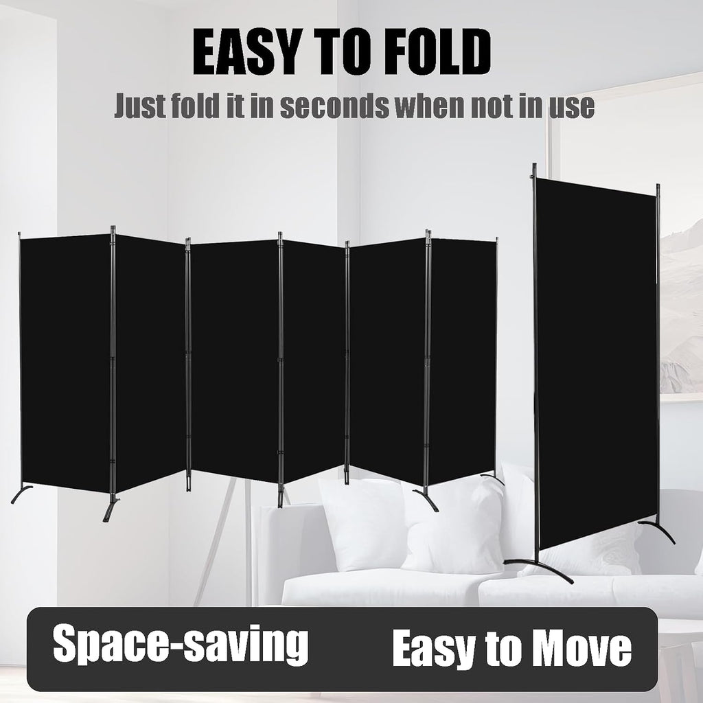 Six Panel Foldable Fabric Room Divider