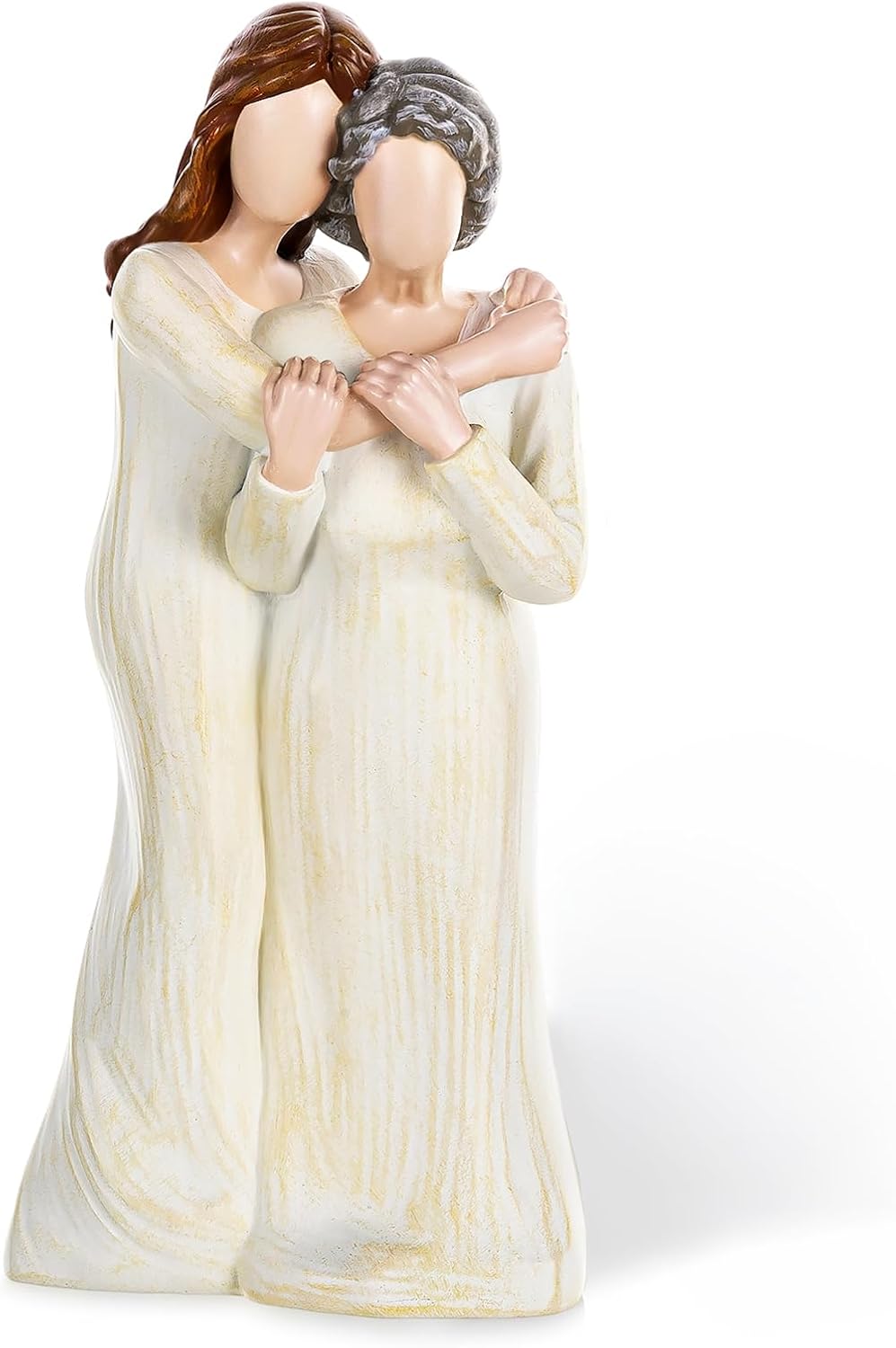 Resin Grandma Granddaughter Decor Figurine