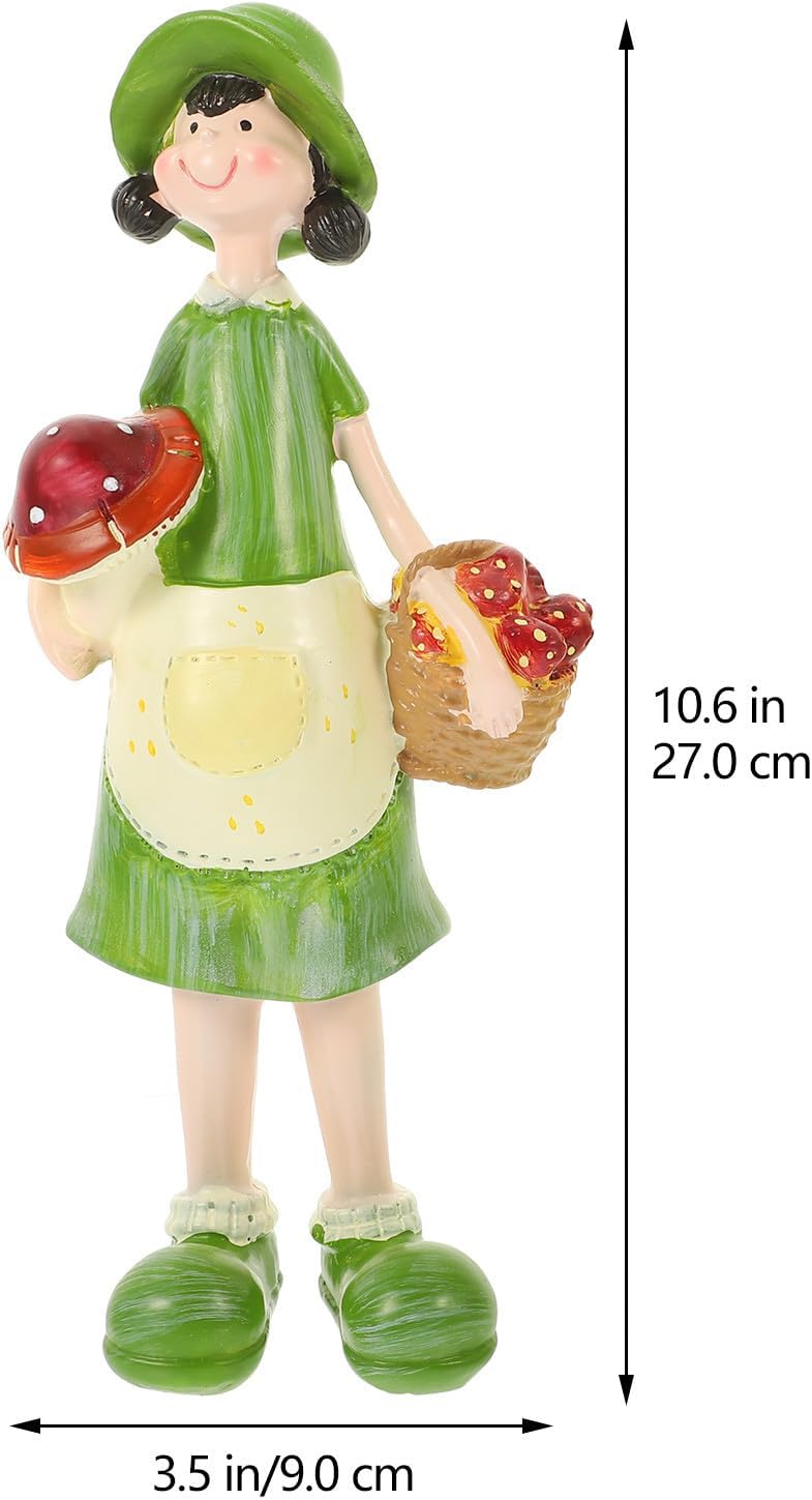 Pastoral Couple Resin Desktop Figurines