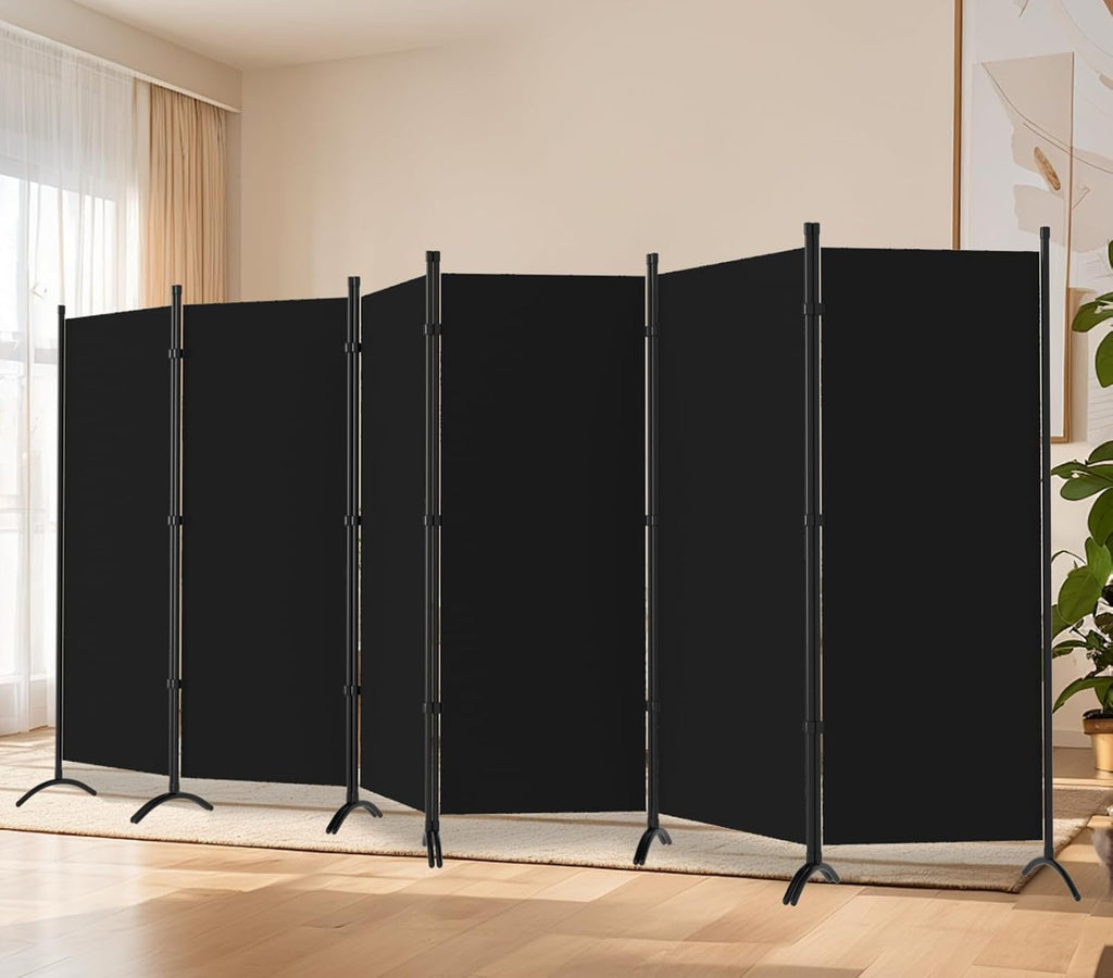 Six Panel Foldable Fabric Room Divider