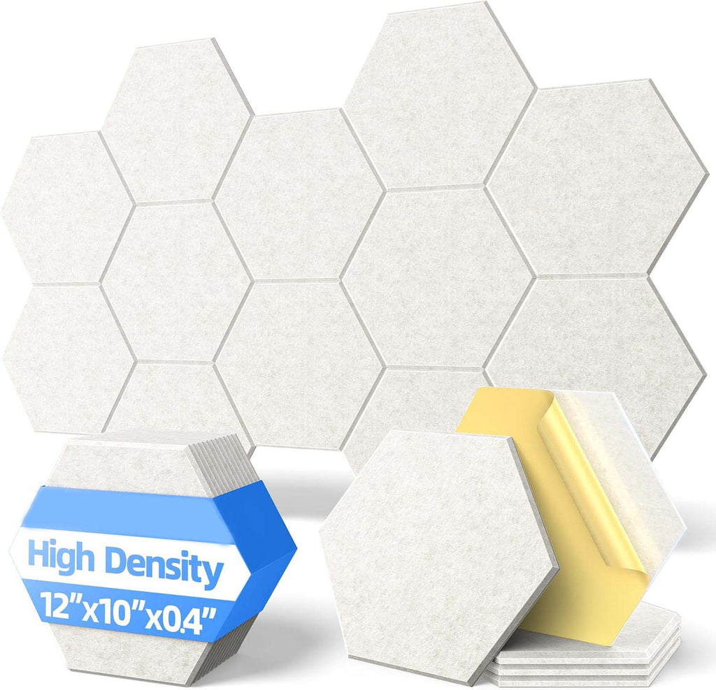 Hexagon High Density Adhesive Acoustic Panels