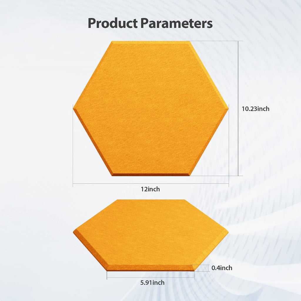 Hexagon Self Adhesive High Density Acoustic Panels