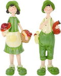 Pastoral Couple Resin Desktop Figurines