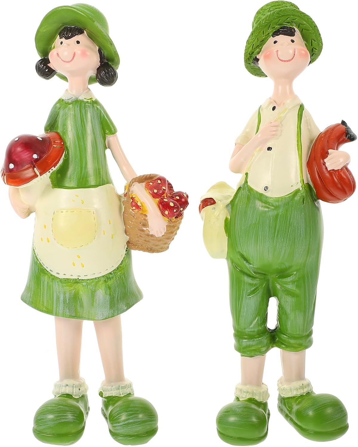 Pastoral Couple Resin Desktop Figurines