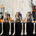 Three Wise Skeleton Resin Figurines