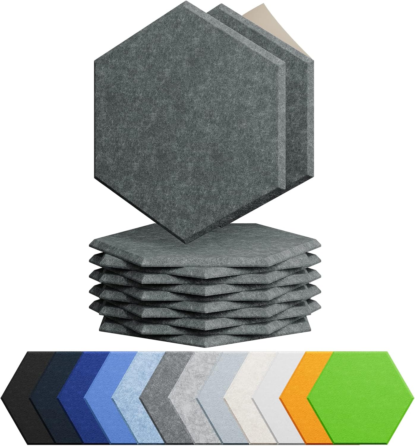 Hexagon Adhesive High Density Acoustic Panels