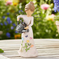 Watering Angel Resin Garden Figurine