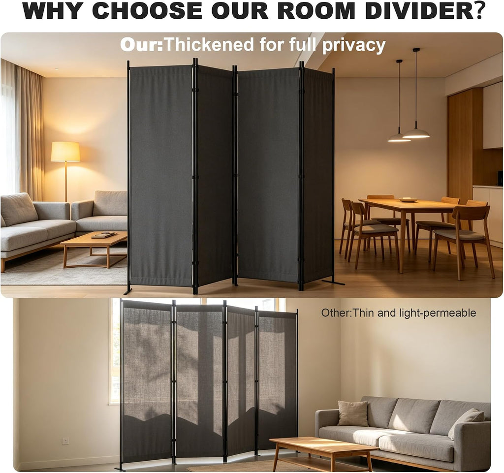Four Panel Portable Freestanding Room Divider