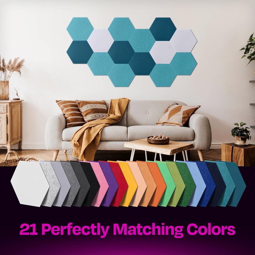 Hexagon High Density Sound Absorbing Panels
