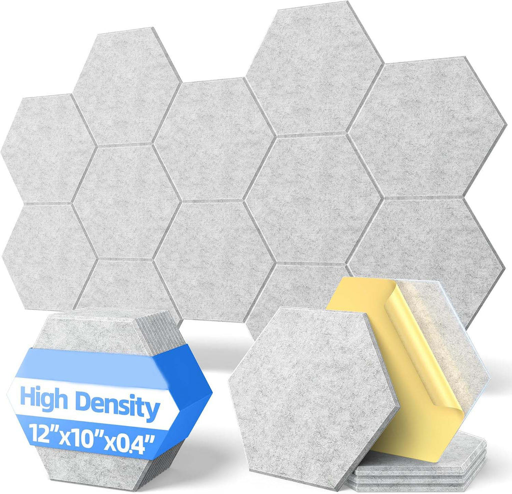 Hexagon High Density Self Adhesive Acoustic Panels