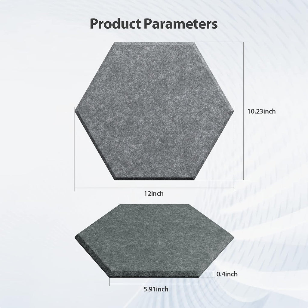 Hexagon Adhesive High Density Acoustic Panels