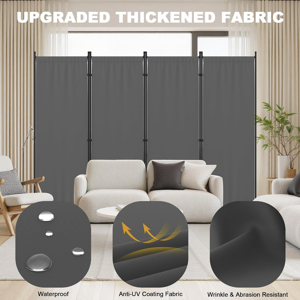 Four Panel Portable Freestanding Room Divider