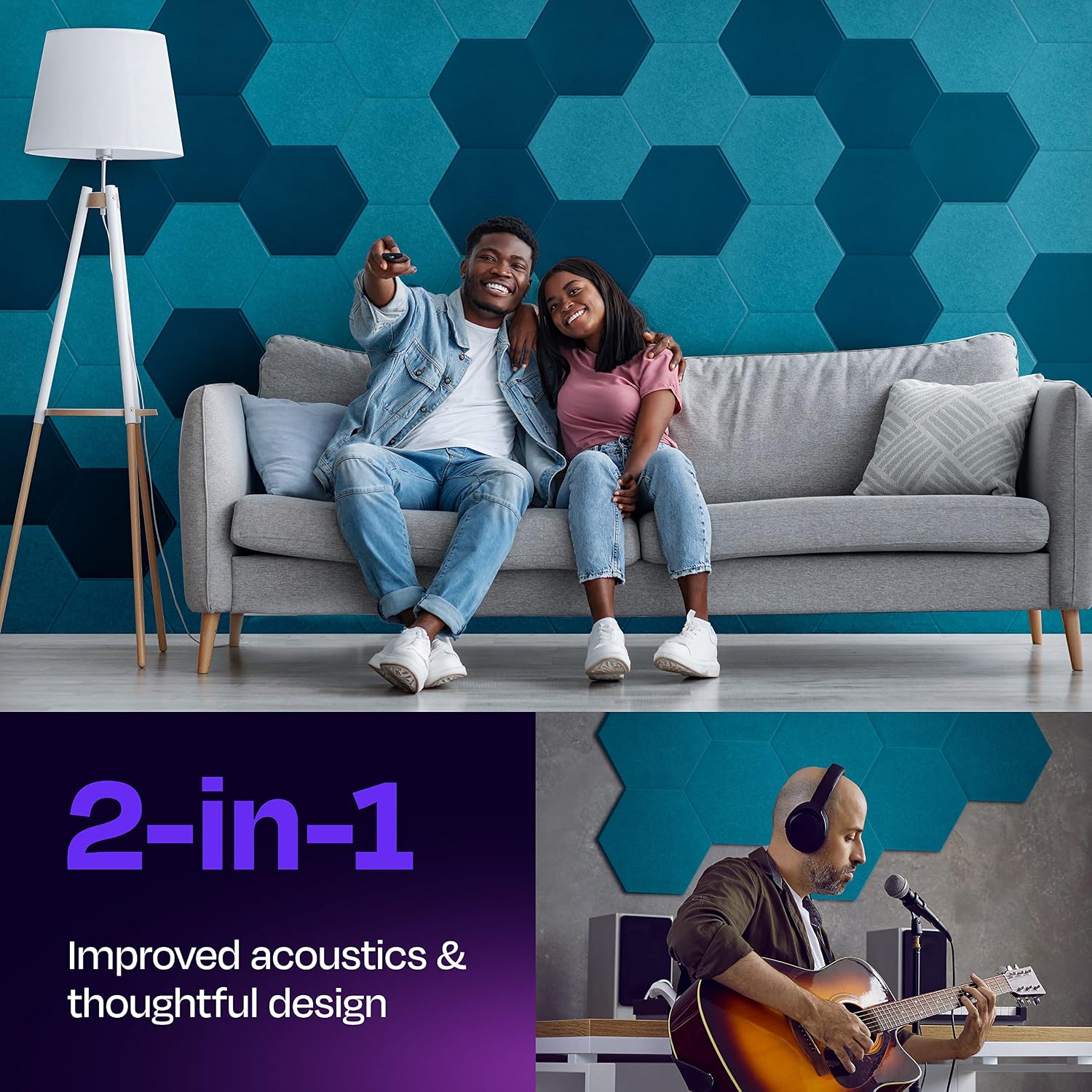 Hexagon High Density Sound Absorbing Panels