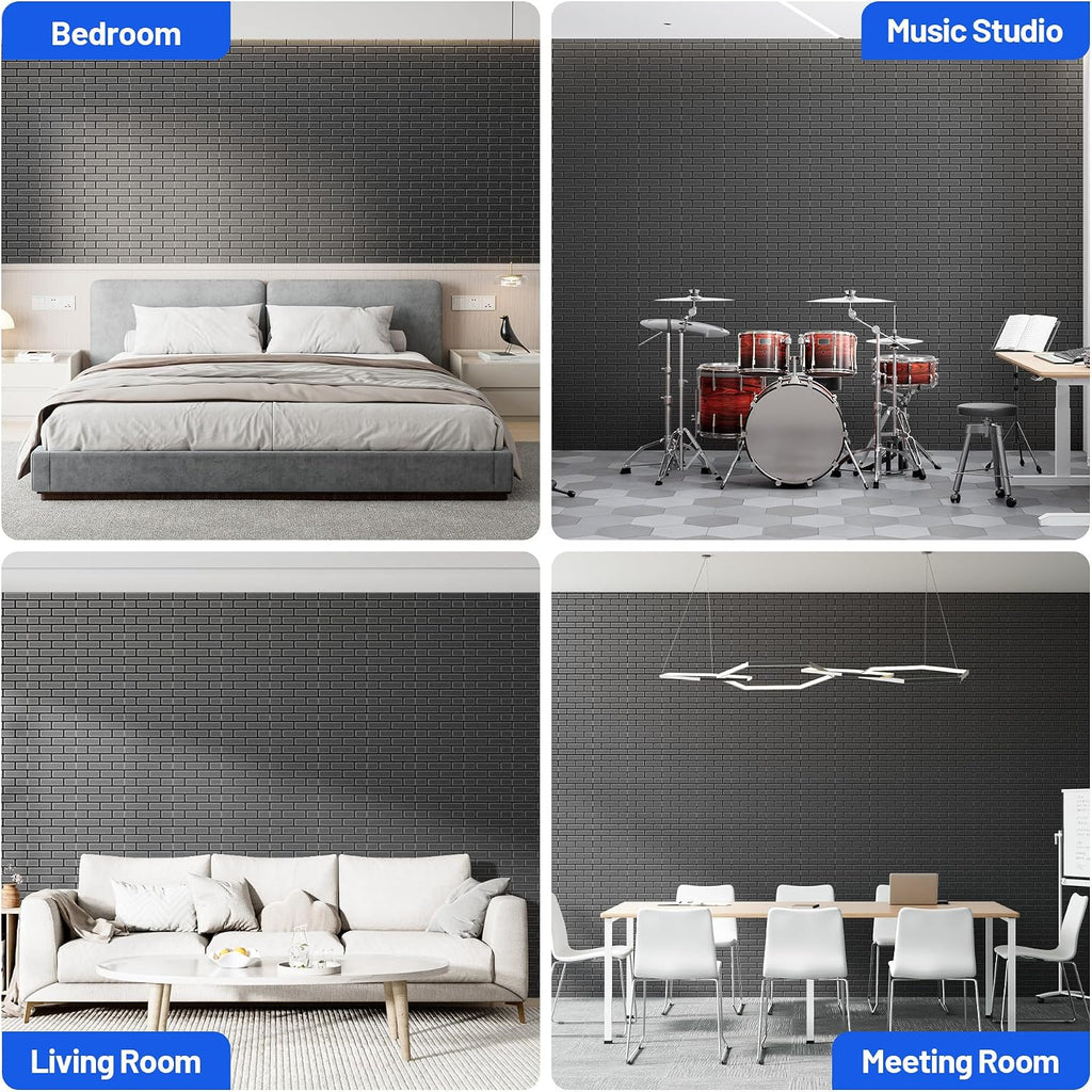 High Density Self Adhesive Acoustic Foam Panels