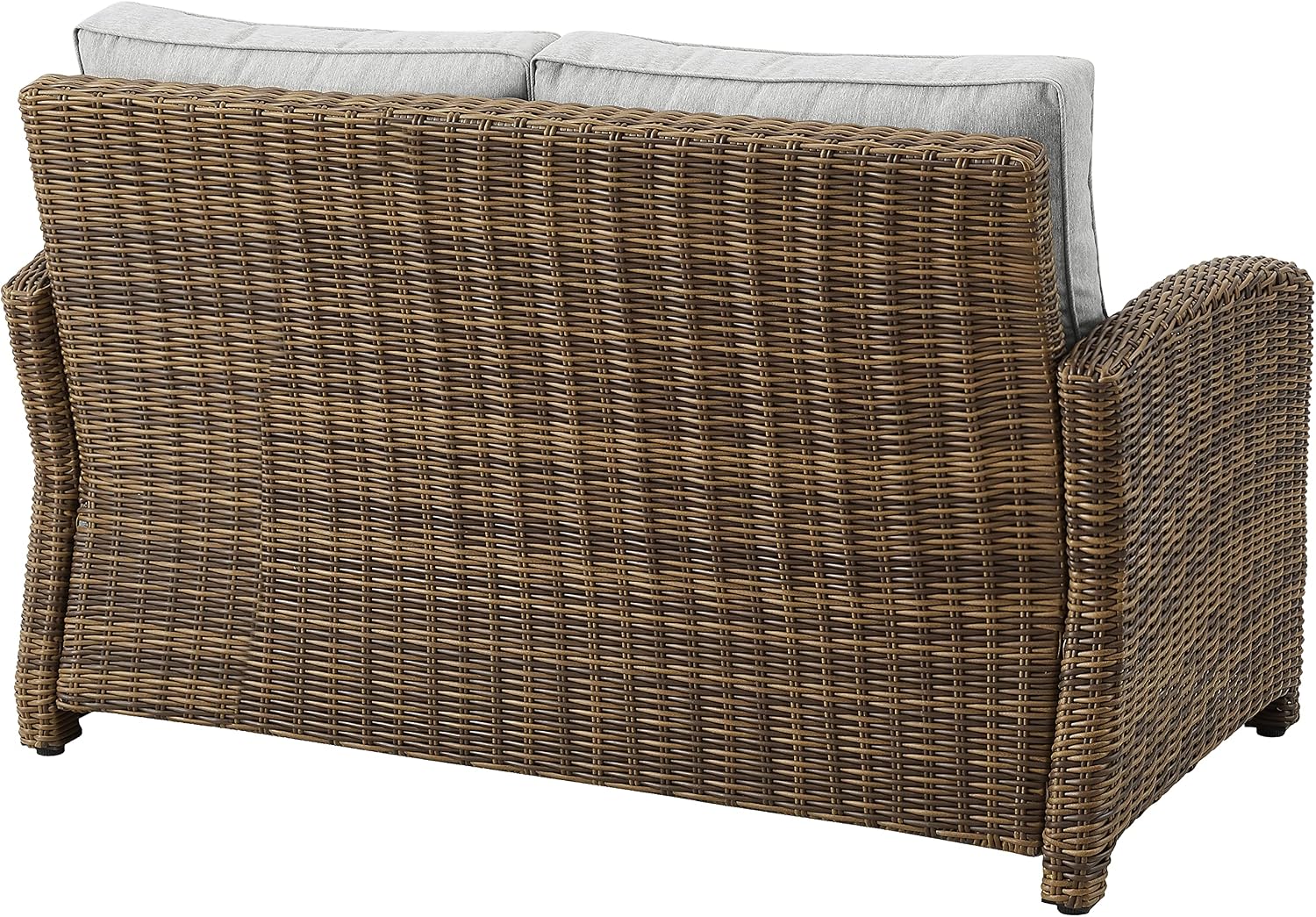 Wicker Two-Seat Outdoor Patio Loveseat