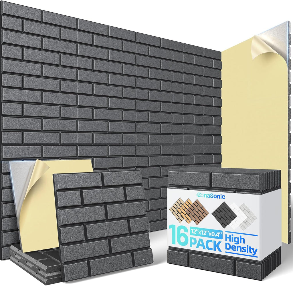 High Density Self Adhesive Acoustic Foam Panels
